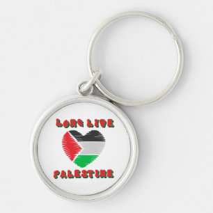 Long Live Palestine Key Ring