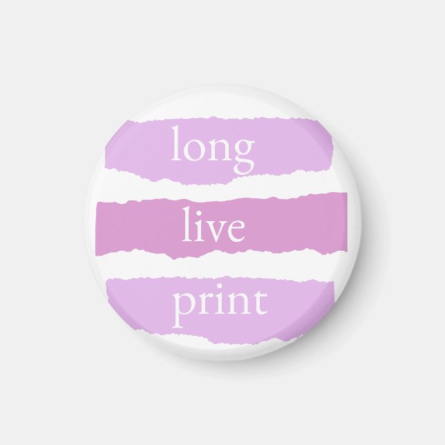 long live print magnet (Front)