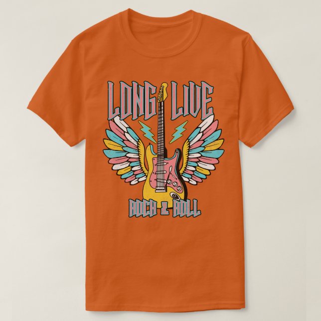 Long live Rock and Roll T-Shirt (Design Front)