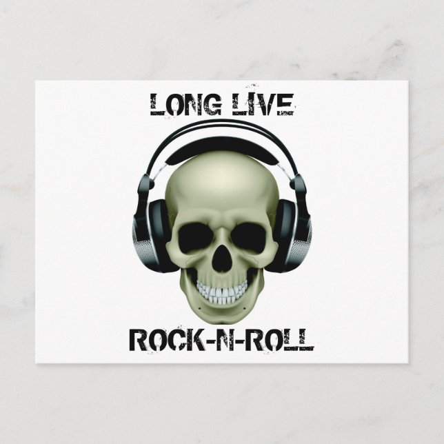 LONG LIVE ROCK-N-ROLL POSTCARD (Front)
