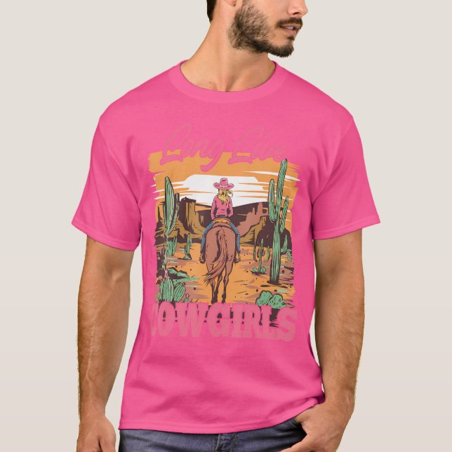 Long Live Rodeo Howdy Western Country Southern Cow T-Shirt (Front)