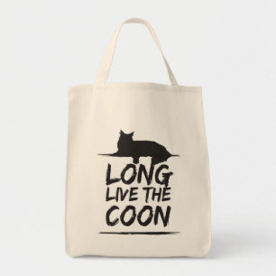 Long Live The Coon! Maine Coon shopping bag