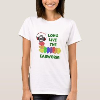 LONG LIVE THE EARWORM with Rainbow Ears T-Shirt