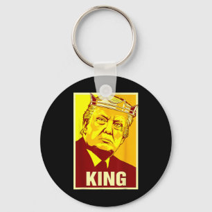 Long Live The King Donald Trump Trump King America Key Ring
