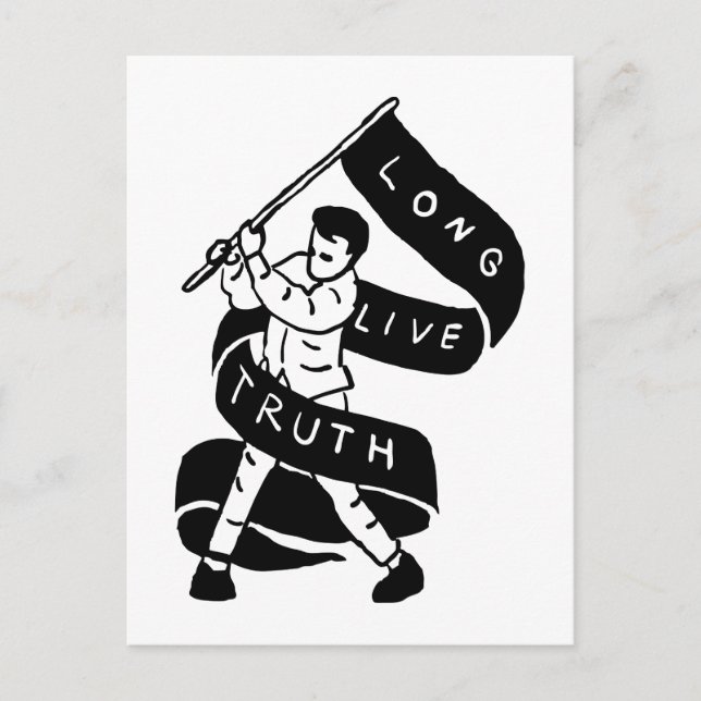 Long Live Truth Postcard (Front)