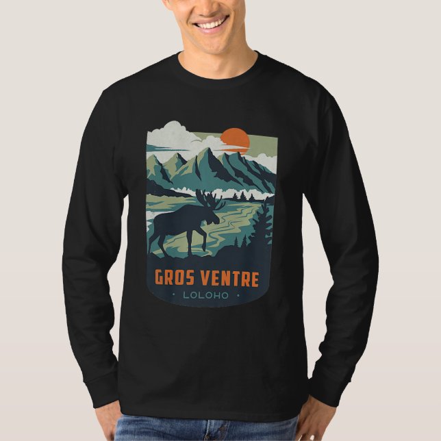 Long Long Honeymoon LOLOHO Gros Ventre Wilderness T-Shirt (Front)