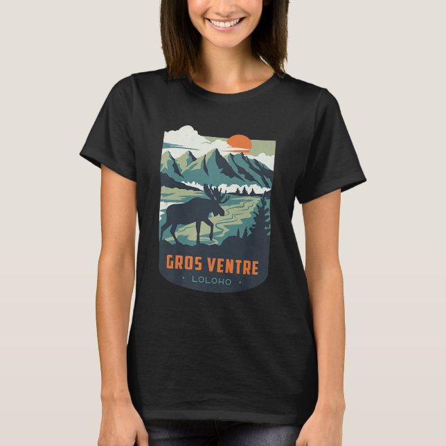 Long Long Honeymoon LOLOHO Gros Ventre Wilderness T-Shirt (Front)