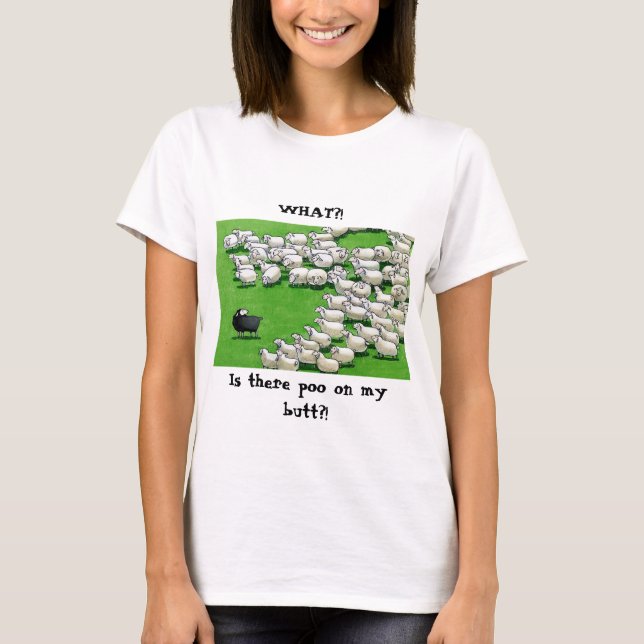 Long Lost Lamb: Sticky Booty T-Shirt (Front)