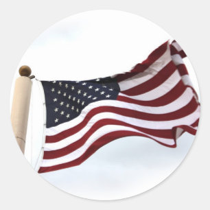 Long May It Wave (4) Classic Round Sticker