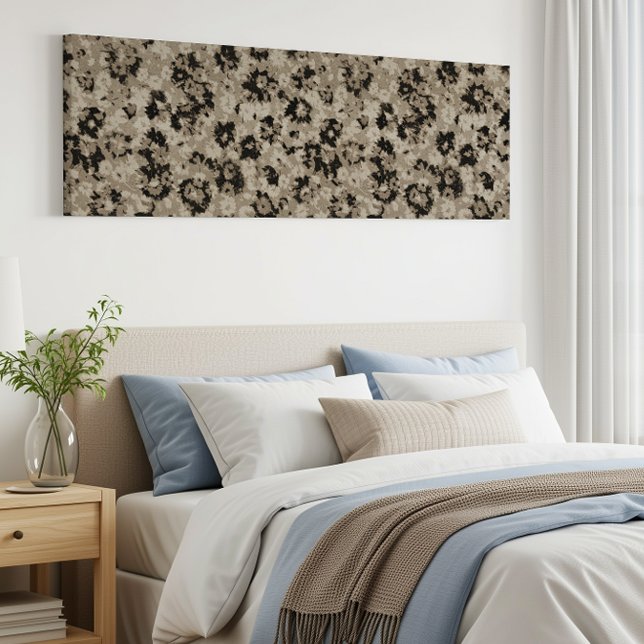 Long Narrow Vintage Modern Floral Canvas Wrapped  (Creator Uploaded)