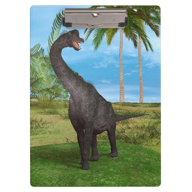 Long Neck Dinosaur Jungle Adventure Clipboard (Front)