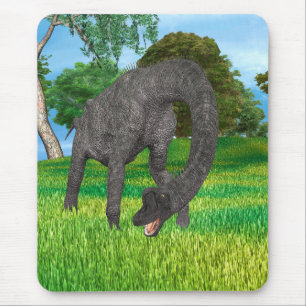Long Neck Dinosaur Jungle Adventure Mouse Pad