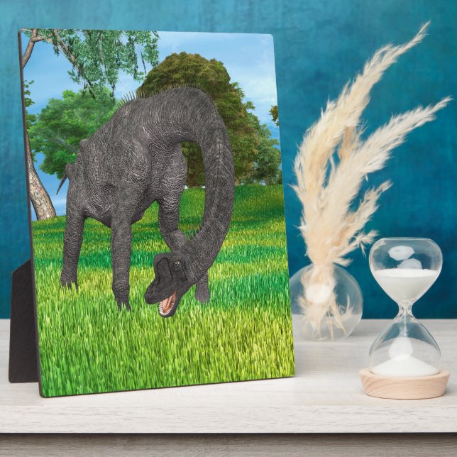 Long Neck Dinosaur Jungle Adventure Plaque (Side)