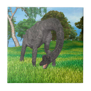 Long Neck Dinosaur Jungle Adventure Tile
