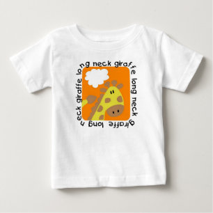 Long Neck Giraffe Baby Romper T-Shirt