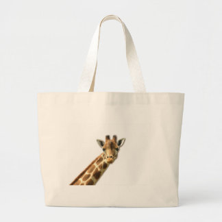 Long Necked Giraffe Canvas Bag