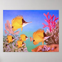 Long-nose Butterfly Fish
