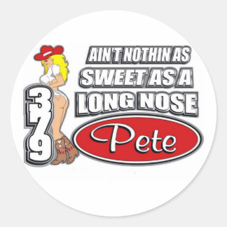 Long Nose Pete Classic Round Sticker