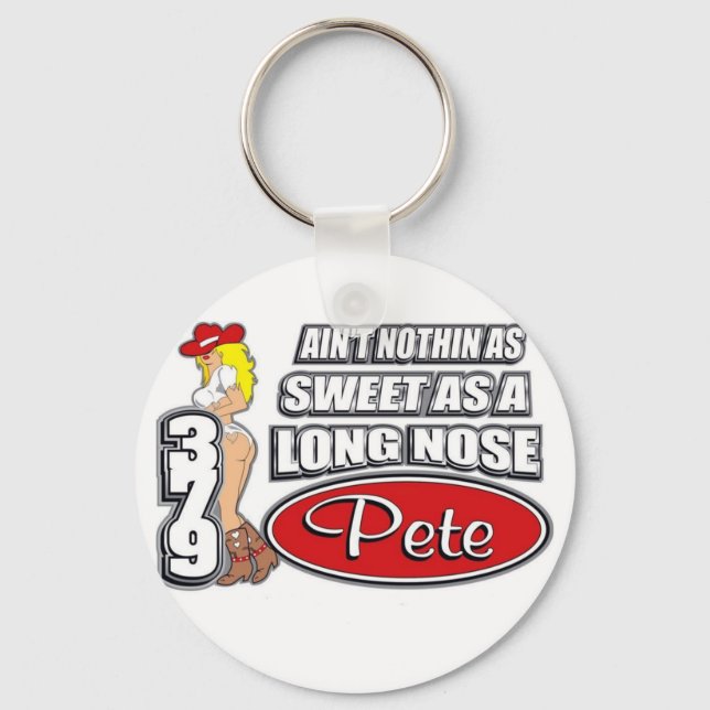 Long Nose Pete Key Ring (Front)