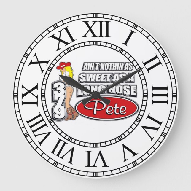 Long Nose Pete Large Clock (Front)