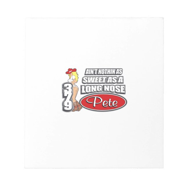 Long Nose Pete Notepad (Front)