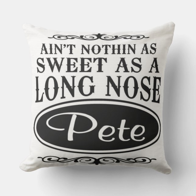 Long Nose Pete Outdoor Cushion (Front)
