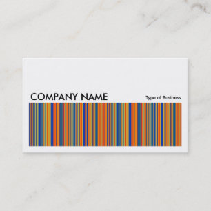 Long Picture 0160 - Coloured Stripes 03 Business Card