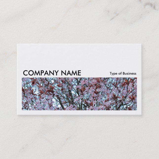 Long Picture 0168 - Cherry Blossom Business Card (Front)