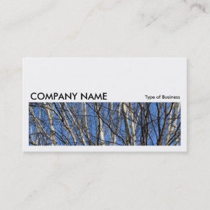Long Picture 0169 - Silver Birch Branches Business Card