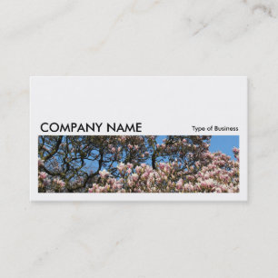 Long Picture 0172 - Magnolia Trees in Blossom Business Card