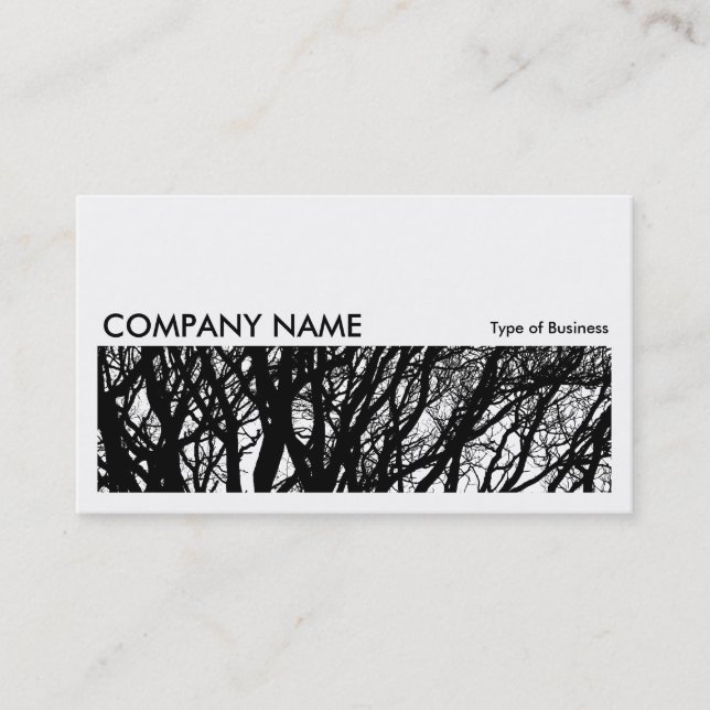 Long Picture 0173 - Winter Branches HC Business Card (Front)