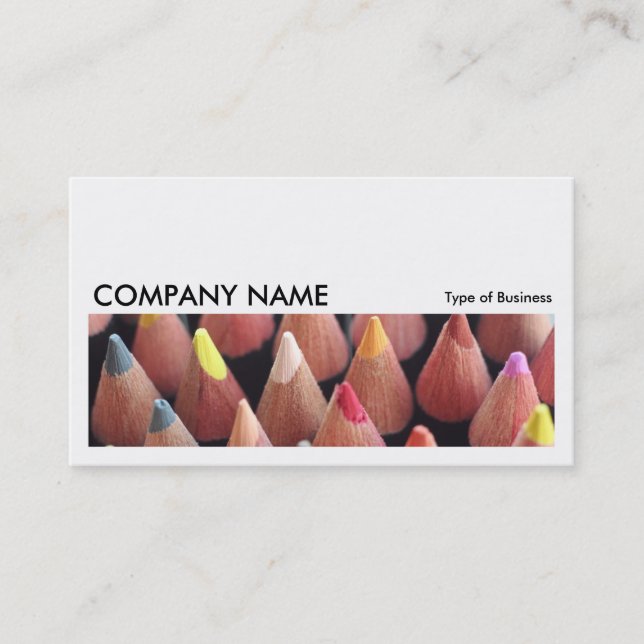 Long Picture 0190 - Colour Pencils Business Card (Front)