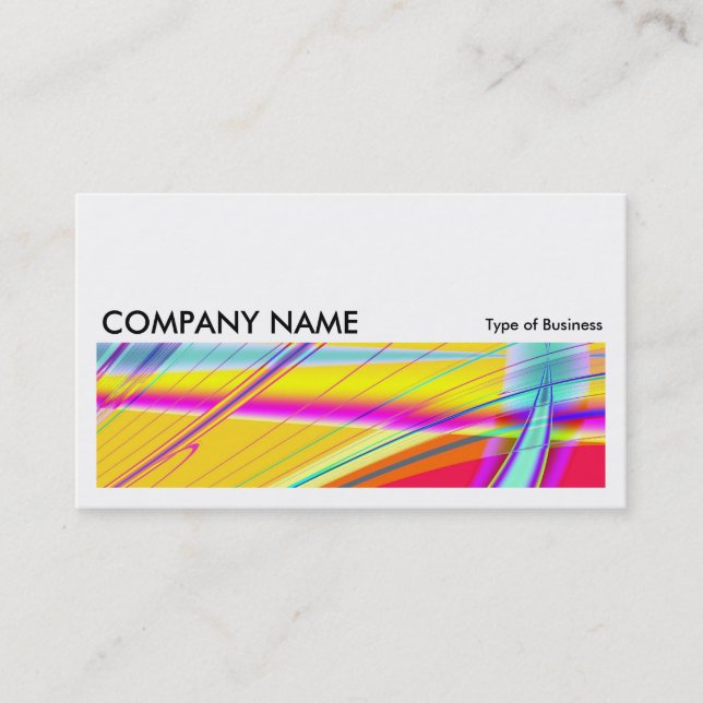Long Picture 0193 - Fractal Abstract 061012e Business Card (Front)