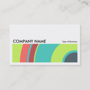 Long Picture 0203 - Colourful  Circle 04 Business Card