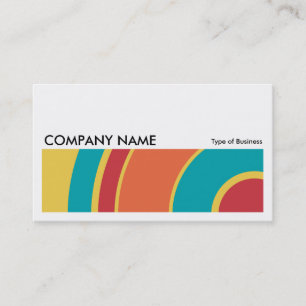 Long Picture 0204 - Colourful  Circle 05 Business Card