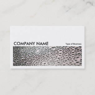 Long Picture 0245 - Water Droplets on Glass 02 Business Card