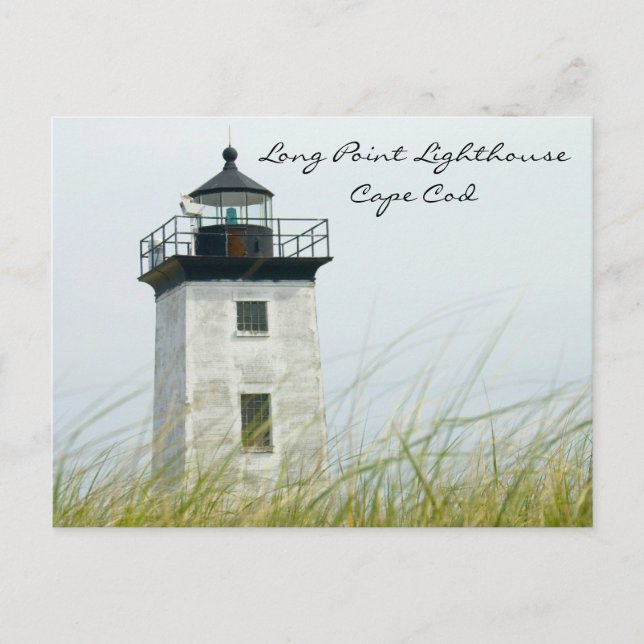 Long Point Light Provincetown Cape Cod Post Card (Front)