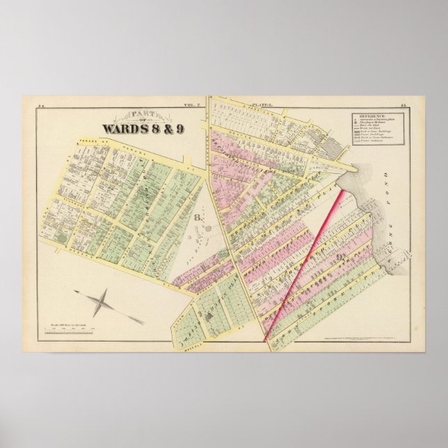 Long Pond and Cranston Street Baptist Church Poster (Front)