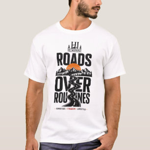 Long Road Ahead Nomad T-Shirt Roads Over Routine