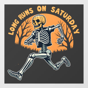Long Runs On Saturday Spooky Skeleton Running