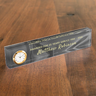 Long Service Appreciation Personalised Nameplate