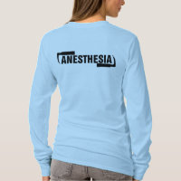 Long Sleeve Anaesthesia Logo