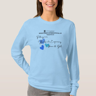 long sleeve blue T T-Shirt