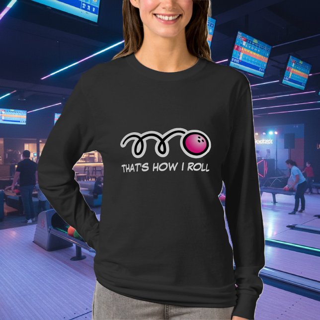 Long sleeve bowling shirt for women (bowling shirt)