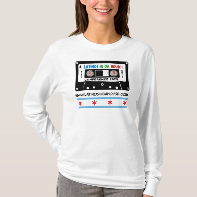 Long Sleeve Cassette  T-Shirt (Front)