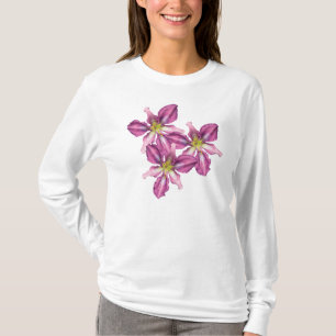 Long sleeve Daylily Trio T-shirt