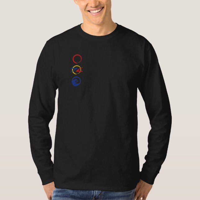 Long Sleeve Enso Center T Shirt (Front)