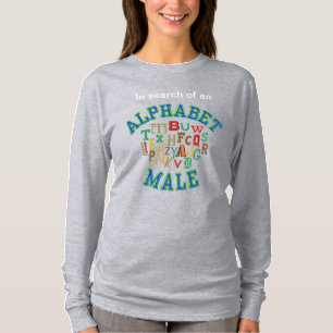 Long-sleeve iso AlphaBet Male T-shirt