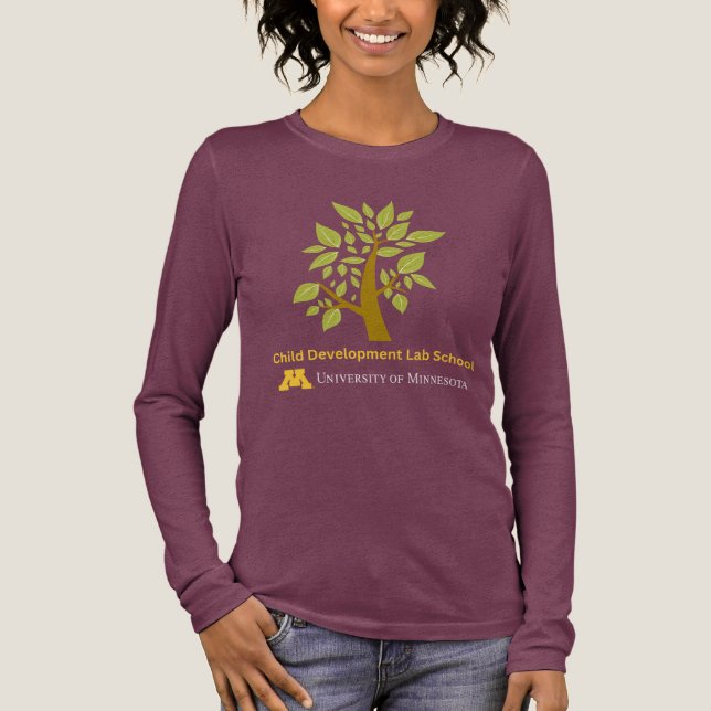 Long-sleeve Maroon CDLS Logo Tee (Front)