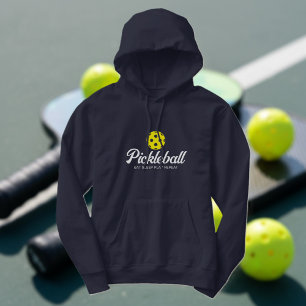 Long sleeve pickleball sport hoodie for men